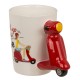 Κούπα Σκούτερ 375ml ‘Speed Up Your Ride’ Λευκό/Κόκκινο Κεραμικό 13.5x11cm Κούπα Σκούτερ 375ml ‘Speed Up Your Ride’ Λευκό/Κόκκινο Κεραμικό 13.5x11cm