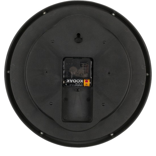 Ρολόι Τοίχου Διάστημα Φωσφοριζέ Μαύρο Πλαστικό Φ30cm