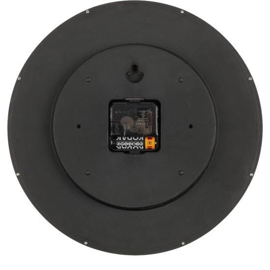 Ρολόι Τοίχου Skylines Λευκό/Μαύρο Πλαστικό Φ30cm