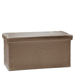 Πουφ Αναδιπλούμενο Τόρτορα Velure 76x38cm