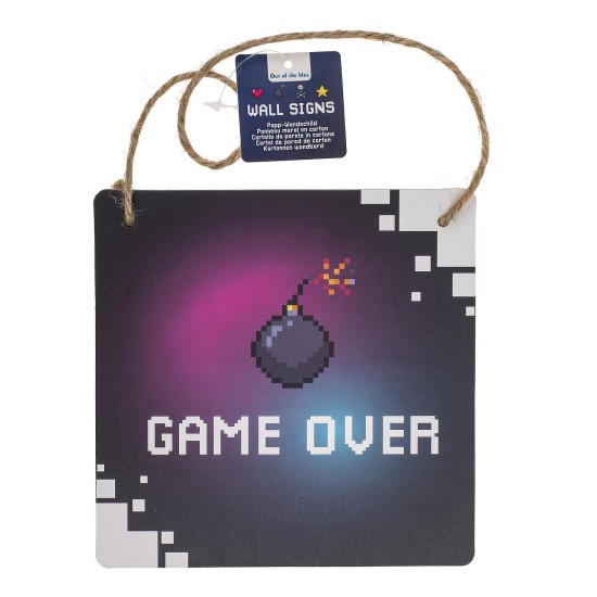 Πινακίδα Κρεμαστή Διακοσμητική Gaming Χαρτόνι 18x18cm Σε 4 Σχέδια Πινακίδα Κρεμαστή Διακοσμητική Gaming Χαρτόνι 18x18cm Σε 4 Σχέδια