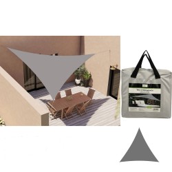 Σκίαστρο Γκρι Πολυεστέρας 3.6x3.6x3.6m Σκίαστρο Γκρι Πολυεστέρας 3.6x3.6x3.6m