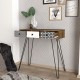 Κονσόλα LIDYA Καφέ Με Σχέδιο 90x35x91cm Κονσόλα LIDYA Καφέ Με Σχέδιο 90x35x91cm