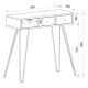 Κονσόλα LIDYA Καφέ Με Σχέδιο 90x35x91cm Κονσόλα LIDYA Καφέ Με Σχέδιο 90x35x91cm
