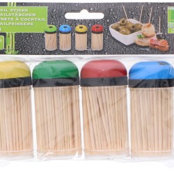 Οδοντογλυφίδες Cocktail 6.5cm 4x150τμχ