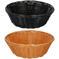 Καλάθια 20cm 2Τμχ Καφέ/Μαύρο ALPINA Καλάθια 20cm 2Τμχ Καφέ/Μαύρο ALPINA
