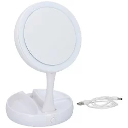 Καθρέφτης Καλλυντικών 21 LED Αναδιπλούμενος GRUNDIG