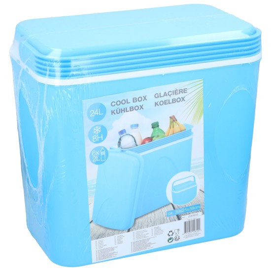 Φορητό Ψυγείο Μπλε 24lt 39x25x38cm Φορητό Ψυγείο Μπλε 24lt 39x25x38cm