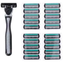 Ανδρική Ξυριστική Μηχανή 3 Λεπίδες 21Τμχ