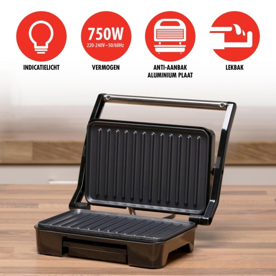 Συσκευή Panini 750W ALPINA Συσκευή Panini 750W ALPINA