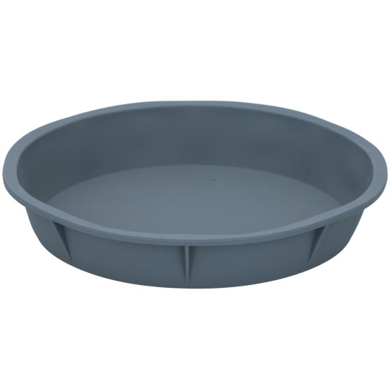 Στρογγυλή Φόρμα Κέικ Σιλικόνη Γκρι 24.5x4.5cm ALPINA Σε 2 Χρώματα