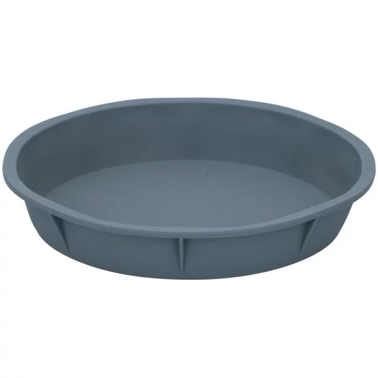 Στρογγυλή Φόρμα Κέικ Σιλικόνη Γκρι 24.5x4.5cm ALPINA Σε 2 Χρώματα
