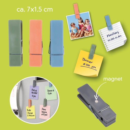 Μαγνητάκια Σημειώσεων Πολύχρωμα 7x1.5cm 4Τμχ Μαγνητάκια Σημειώσεων Πολύχρωμα 7x1.5cm 4Τμχ