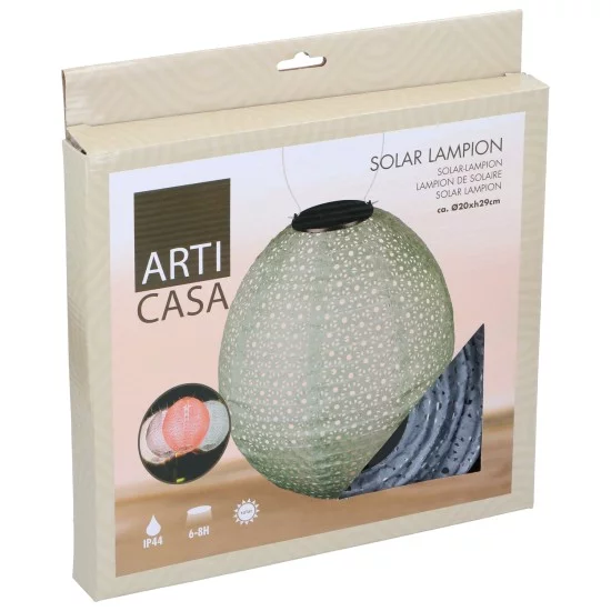 Φανάρι Κήπου Οβάλ IP44 Φ20x29cm Σε 4 Χρώματα ARTI CASA