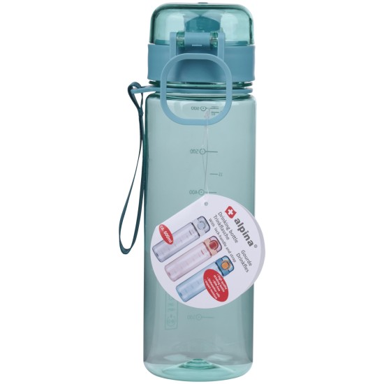 Μπουκάλι Νερού 600ml Πολύχρωμο ALPINA Μπουκάλι Νερού 600ml Πολύχρωμο ALPINA