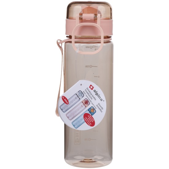 Μπουκάλι Νερού 600ml Πολύχρωμο ALPINA Μπουκάλι Νερού 600ml Πολύχρωμο ALPINA