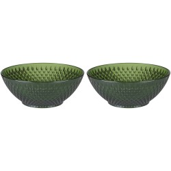 Μπολ Διάφανα/Πράσινα/Χρυσά 14.5cm 2Τμχ ALPINA Μπολ Διάφανα/Πράσινα/Χρυσά 14.5cm 2Τμχ ALPINA