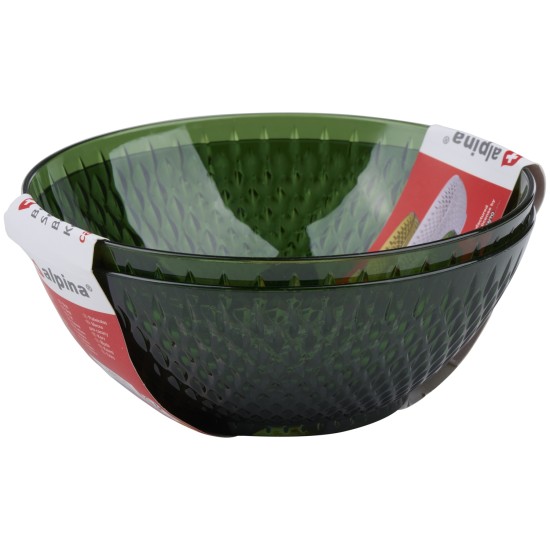 Μπολ Διάφανα/Πράσινα/Χρυσά 14.5cm 2Τμχ ALPINA Μπολ Διάφανα/Πράσινα/Χρυσά 14.5cm 2Τμχ ALPINA