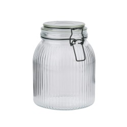 Βάζο Αποθήκευσης 1400ml Γυάλινο Βάζο Αποθήκευσης 1400ml Γυάλινο