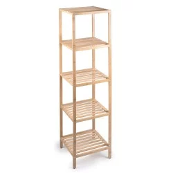 Ράφι Μπάνιου 5 Επιπέδων Μπαμπού