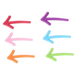 Μαγνητάκια Σημειώσεων Βέλος 6Τμχ Πολύχρωμα