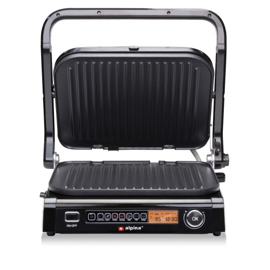 Γκριλ Επαφής 230V 2100W Ανοξείδωτο ALPINA Γκριλ Επαφής 230V 2100W Ανοξείδωτο ALPINA