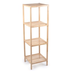 Ράφι Μπάνιου 4 Επιπέδων Μπαμπού ALPINA Ράφι Μπάνιου 4 Επιπέδων Μπαμπού ALPINA