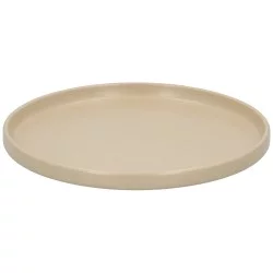 Πιάτο Δείπνου Stoneware Φ26.5cm Μπεζ