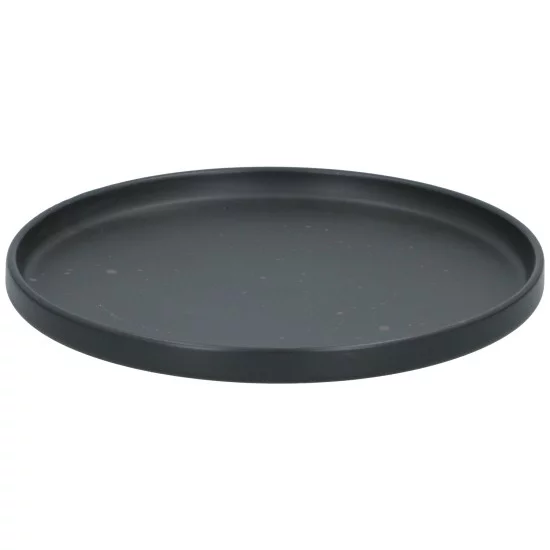 Πιάτο Δείπνου Stoneware Φ26.5cm Μαύρο