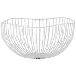 Καλάθι Φρούτων Μέταλλο Φ26x12.5cm Σε 2 Χρώματα ALPINA