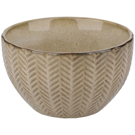 Μπολ Reactive Glaze Μπεζ Σε 4 Σχέδια Μπολ Reactive Glaze Μπεζ Σε 4 Σχέδια