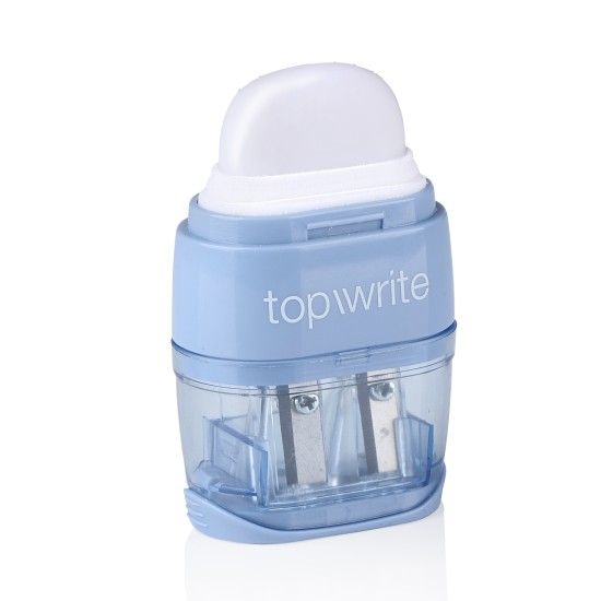 Γόμα και Ξύστρα Σε 4 Χρώματα TOPWRITE Γόμα και Ξύστρα Σε 4 Χρώματα TOPWRITE