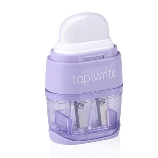 Γόμα και Ξύστρα Σε 4 Χρώματα TOPWRITE Γόμα και Ξύστρα Σε 4 Χρώματα TOPWRITE
