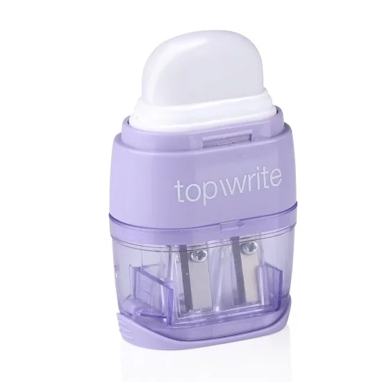 Γόμα και Ξύστρα Σε 4 Χρώματα TOPWRITE