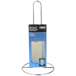 Βάση Χαρτιού Κουζίνας Ασημί Μέταλλο Φ13x28cm Βάση Χαρτιού Κουζίνας Ασημί Μέταλλο Φ13x28cm