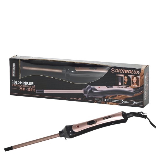 Ψαλίδι Μαλλιών Gold Mini Curl 25W Φ9mm
