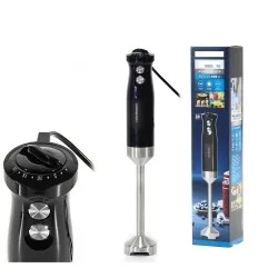 Μπλέντερ Immersione 600W 2Ταχύτητες Μαύρο/Ανοξείδωτο Ατσάλι 1.2m