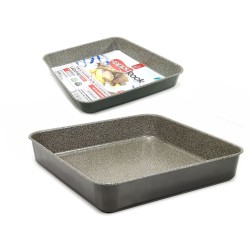 Ταψί Τετράγωνο Αλουμινίου Με Αντικολλητική Επίστρωση 40x40x6cm