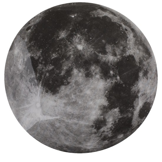 Αυτοκόλλητο Τοίχου Που Φωσφορίζει Σελήνη 19.3cm