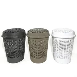 Καλάθι Απλύτων Europa Με Καπάκι Φ46x55cm 3 Χρώματα