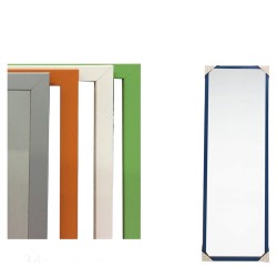 Καθρέφτης Πολύχρωμο Γυαλί 34x114cm Σε 5 Χρώματα