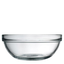 Μπολ Διάφανο Γυαλί Φ23cm