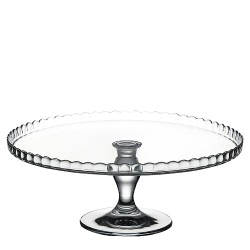 Βάση Γλυκού Διάφανο Γυαλί Φ32cm