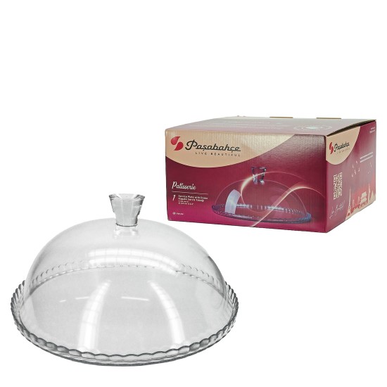 Πιάτο Σερβιρίσματος Με Καπάκι Διάφανο Φ32cm