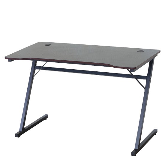 Γραφείο  TERANO Μαύρο Μοριοσανίδα/Μέταλλο 120x60x75cm