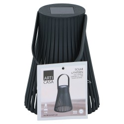 Ηλιακό Φανάρι Ηλιακό Μαύρο Φ11x14-21cm ARTI CASA
