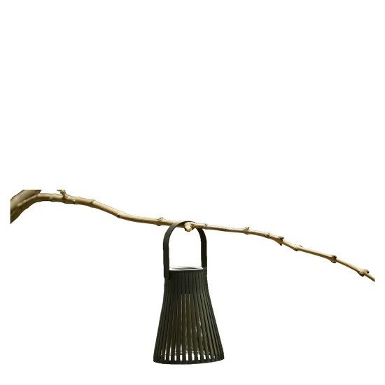 Ηλιακό Φανάρι Ηλιακό Μαύρο Φ11x14-21cm ARTI CASA