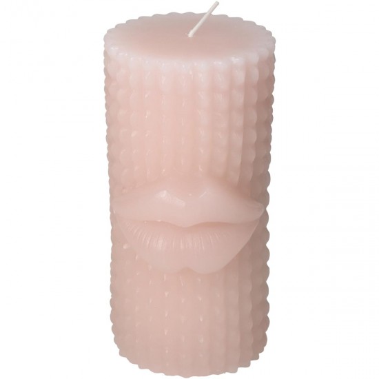 Κερί ArteLibre Χείλος Ροζ 7.3x7.3x15cm - ART-05150049
