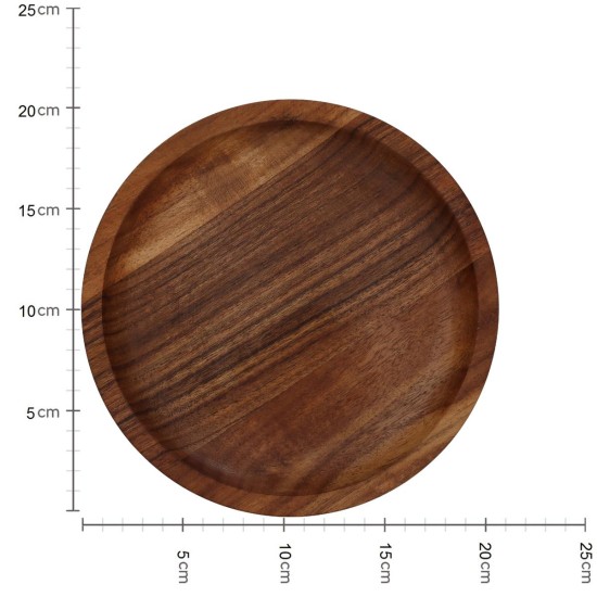 Δίσκος Καφέ Ξύλο 20.3x20.3x2.5cm Δίσκος Καφέ Ξύλο 20.3x20.3x2.5cm