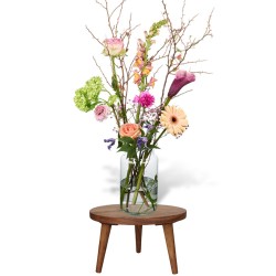 Δίσκος  Καφέ Ξύλο 25.4x25.4x15.2cm